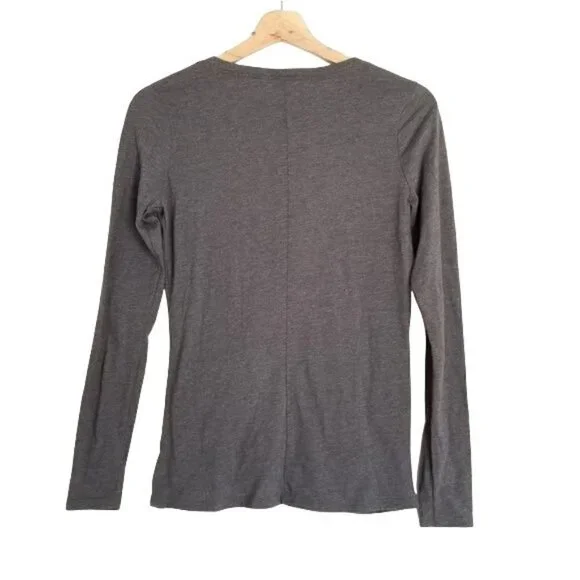 FABLETICS Active Workout HERA Gray Twist Front Long Sleeve Top Shirt Size XS - Picture 3 of 6